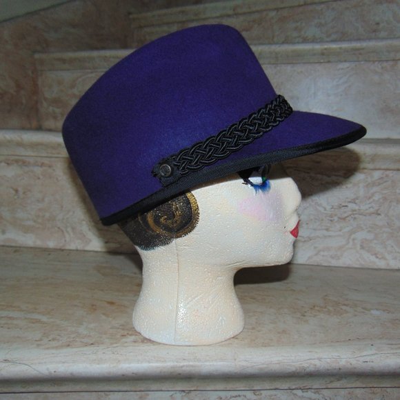 Eric Javitz Purple Black CLIA Women\'s Designer Hat main image 6